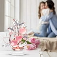 thumbnail image 3 of YWIYIUD 1PCS Acrylic Desktop Decoration 2D Flat FlowerApple Art Ornament Home Decors Tabletop Centerpieces AcrylicPlaque Thanksgiving Mother's Day Birthday Gifts for Women, 3 of 4