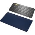 thumbnail image 1 of Étui Clavier en Cuir PU pour Logitech K380, Clavier Sans Fil Bluetooth Multi-Appareils, Logitech K380 Housse Clavier pour Mac - Bleu Peau, 1 of 9