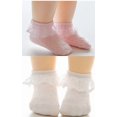 thumbnail image 5 of Qandsweet Calcetines Tobilleros Con Ojales Y Flores Para Bebés Recién Nacidos Y Niños Pequeños (0-12 Meses A-6 Colores), 5 of 5