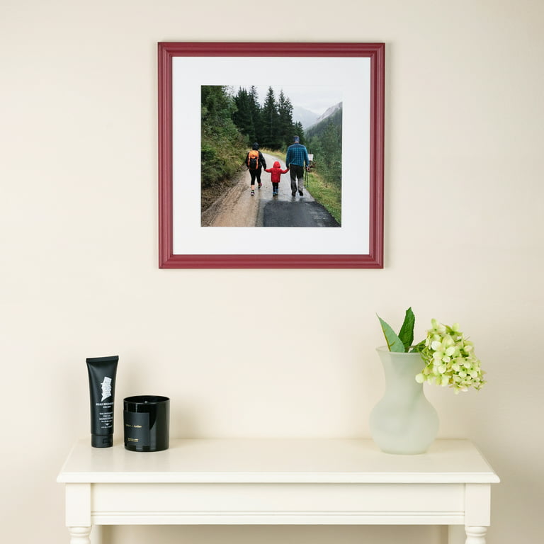 ArtToFrames 16 inch x 24 inch Red Picture Frame, 16x24 inch Red Wood Poster Frame (wom-4155), Size: 16 x 24