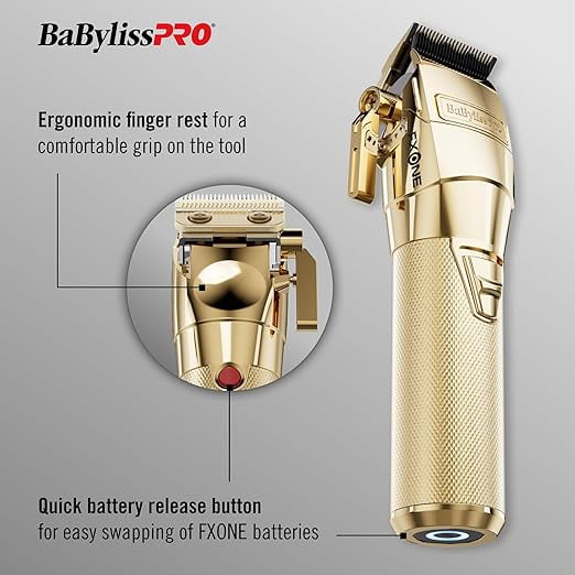 BabylissPRO GoldFX FXONE Zero-Gap Adjustable with Dual Ball