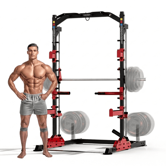 HARISON Heavy-Duty Power Rack Cage with 4000 LBS, Squat Rack for Home Gym