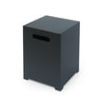 thumbnail image 6 of Reign Outdoor Rectangular Iron Gas Fire Pit , Dark Grey, 6 of 9