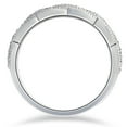 thumbnail image 2 of Pompeii 1/3 ct Diamond Infinity Vintage Wedding Ring 14K White Gold Lab Created (G,VS), 2 of 3