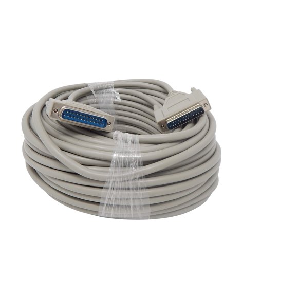 Your Cable Store Cable De Puerto Serie Db25 De 25 Pines Macho/Macho Rs232 De 100 Pies