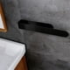 thumbnail image 5 of Toallero de mano montado por sí mismo - Barra de toallas de mano cepillada en acero inoxidable, portatoallas de baño en forma de U moderno, sin instalación de taladro, 5 of 6