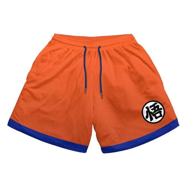 Pantalones cortos de malla de Anime para hombre, Shorts deportivos informales transpirables para playa, Fitness, gimnasio, secado rápido, baloncesto Fivean unisex
