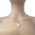 thumbnail image 5 of Sterling Silver CZ & Mother of Pearl Tree of Life Pendant Necklace (SM), 5 of 6