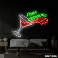 thumbnail image 3 of Craftnamesign Pour Decisions Neon Sign, Cocktail LED Sign, Bar Club Decor, 3 of 4