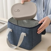 Silicone Lunch Box for Office, School, Outdoor Use, 3 Compartment LeakProof Lunch Container, Oven Dishwasher Safe