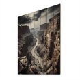 thumbnail image 2 of Designart "Canyon Photo Silent I" Landscape & Nature Print on Natural Pine Wood, 2 of 5