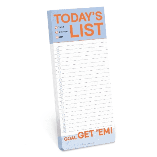Knock Knock Today's List Notepad