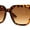 Tortoise Brown, variant on Womens Oversize Horn Rim Boyfriend Fashion Plastic Sunglasses All Black