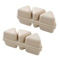 thumbnail image 1 of Molde triangular para hacer bolas de arroz 6 en 1, apto para bento y sushi, apto para lavavajillas, para onigiri, sushi y algas., 1 of 8