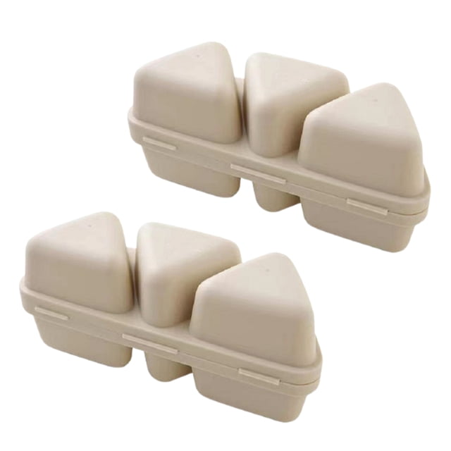Molde triangular para hacer bolas de arroz 6 en 1, apto para bento y sushi, apto para lavavajillas, para onigiri, sushi y algas.