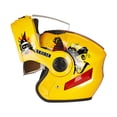 thumbnail image 3 of ziyahi Casque de Moto Modulaire Intégral Taille Unique Adulte Jaune, 3 of 9