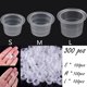 thumbnail image 2 of Clearance Sale! 300Pcs Desechables Tinta Pequeña Pigmento Tapas Vasos de Plástico Sujetadores Suministros, 2 of 8