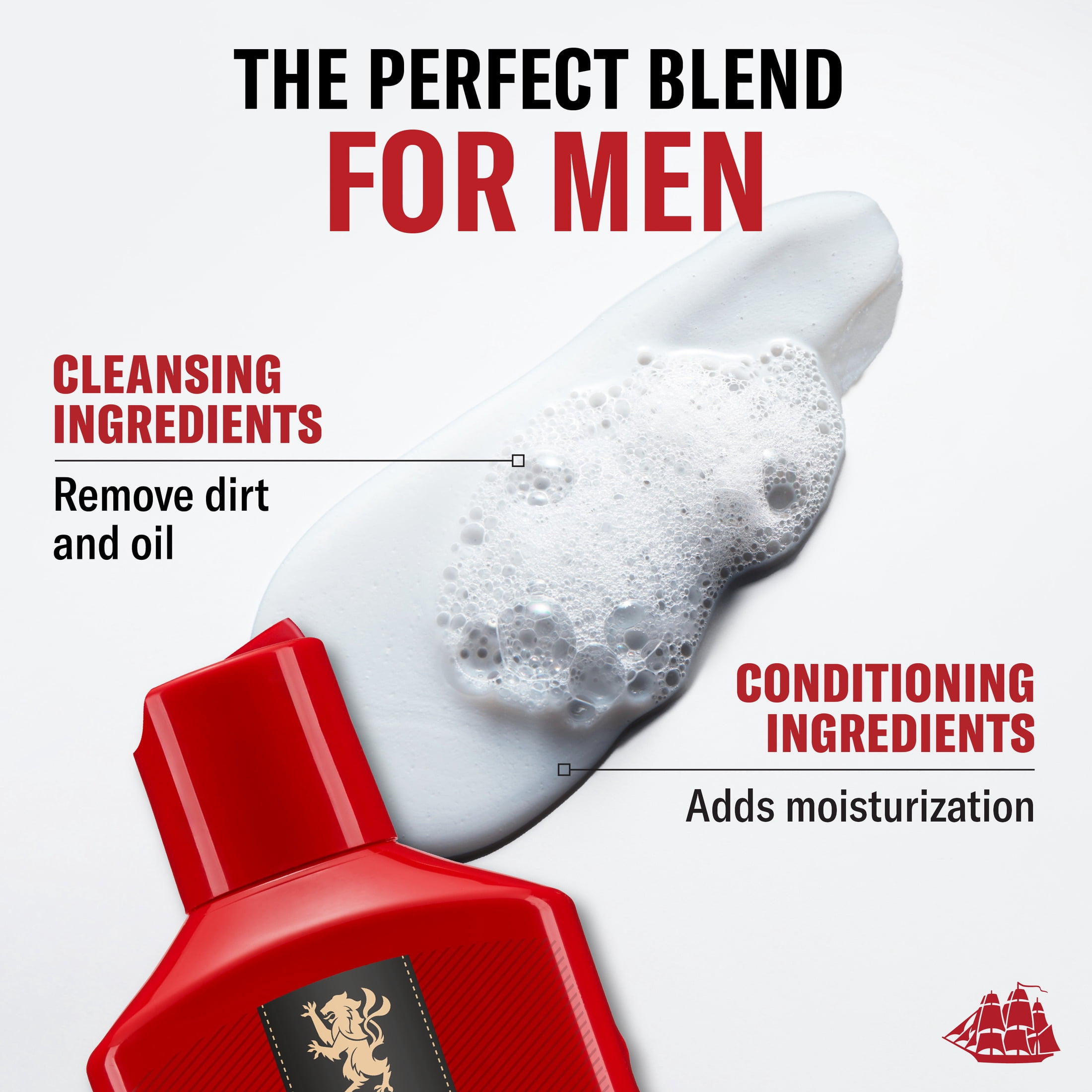 (3 pack) Old Spice Swagger 2in1 Mens Shampoo and Conditioner, Healthier, Fuller, More Moisturized Looking Hair, 13.5 fl oz