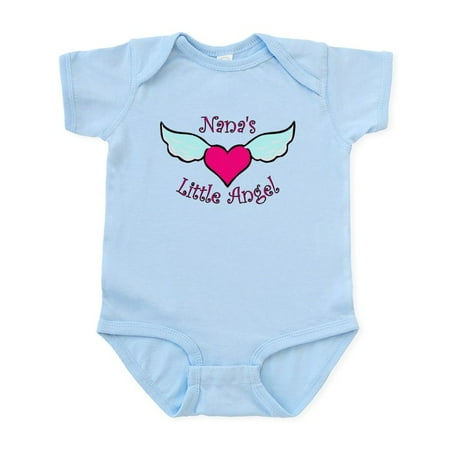 

CafePress - Nana s Little Angel Infant Bodysuit - Baby Light Bodysuit Size Newborn - 24 Months