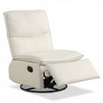 thumbnail image 1 of Gymax 360-Degree Nursery Reclining Rocker Chair w/Cushioned Back Seat Footrest for Bedroom Beige, 1 of 10