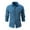 Mens Shirts Blue, variant on Mens Long Sleeve Shirts with Pockets Button-Down Collared Cotton Blend Slim Fit Tshirts Casual Solid Comfort Workwear Basic Lapel Tops Shirt