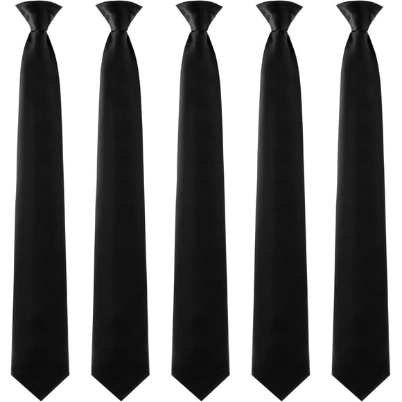 Superior Clip on Ties for Men Solid Color Men's 20 Inch Pretied Uniform Solid Color Clip on Tie to enhance your experience