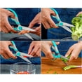 thumbnail image 4 of WELLSTAR Kitchen Scissors 2-Piece Set Stainless Steel Heavy Duty Food Shears, 4 of 9