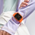 thumbnail image 6 of Digital Watches for Men Women Waterproof Unique Rectangle Watch Stopwatch Countdown Alarm Analog Silicone Strap Transparent Case, 6 of 8