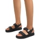 thumbnail image 1 of Sandalias Cuero Con Punta Abierta Doble Correa Antideslizantes para Mujer Viajes Al Aire Libre, 1 of 9
