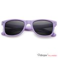 thumbnail image 3 of Polarspex Classic 80's Trendy Retro Polarized Sunglasses | Reinforced Metal Hinges | 100% UV Protection | Unisex Style | for Adults, Lavender / Smoke, 3 of 6