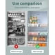 thumbnail image 5 of (Paquete de 4) Caja de almacenamiento para refrigerador, refrigerador plegable con cajón organizador, caja de almacenamiento para refrigerador, mantenga el refrigerador, 5 of 5