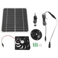 thumbnail image 4 of Solar Panel Fan Kit, 15W Solar Exhaust Fan Outdoor Waterproof, 4 of 5