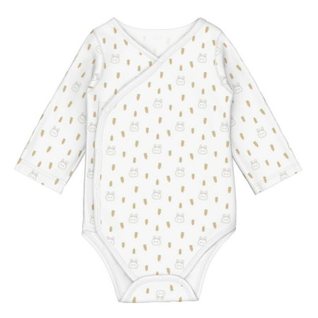 

Coaee Rabbit And Carrot for Soft Cotton Baby Long-Sleeve Bodysuit Girls Boys Bodysuit Romper