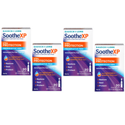 Bausch & Lomb Soothe XP Xtra Protection Preservative Free Lubricant Eye Drops, 30 Single-Use Vials Each - Pack of 4
