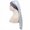 Style #B Gray, variant on Satin Bonnet for Sleeping, High Elastic Wide Band Sleep Cap, Long Tube Bonnet for Women with Long Curly Hair, Night Sleep Headwear Beige