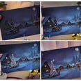 thumbnail image 3 of Illuminated Holiday Cards with Color-Changing Effects, Festive Tree Design Greeting Card, 3 of 4