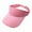 Pink, variant on Women's Open Crown Sun Hat, Adjustable Wide Brim Visor for UV Protection, Breathable Foldable Summer Hat for Beach, Running, Gardening, Fishing and Outdoor Activities-Black