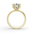 thumbnail image 2 of Classic Hidden Halo Lab Grown Diamond Engagement Ring in 14K Yellow Gold (1 CT Round Center) Ring Size : 10, 2 of 5