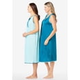 thumbnail image 3 of Only Necessities Plus Size 2-Pack Sleeveless Nightgown, 3 of 6