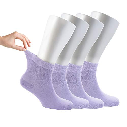 Cosyfeel Diabetic Socks Women Loose Diabetic Ankle Socks Bamboo Socks