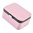 thumbnail image 5 of EHJRE PU Leather Jewelry Box Storage Case Pendant Ears Trinket Organizer Pink, 5 of 6