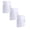 F6_3pc 100sheet White A4, variant on FURNIX Presentation Binder,Folder With Clear Sleeves,4-Pack Elastic-Band Insert Page Folder(20sheet,Multicolor),Letter Size Document Holder,Office Artwork Storage,Music Sheet Storage Folder
