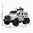 thumbnail image 2 of Gqtwoy Large Six-Wheel Off-Road Swat Car Toy Car, Inertia Sound and Light Police Vehicle, Educational Play and Role Play, Perfect Gift for Holidays and Special Events, Durable and Interactive Model, 2 of 7