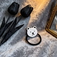 thumbnail image 6 of Minimalist Cartoon Bear Hair Band, Black White Cute Scrunchie, Dainty Sweet Dating Gift, Anniversary Wedding, Women Girls, 6 of 7