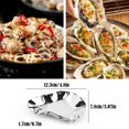 thumbnail image 3 of Baking Trays & Trays Clearance! Stainless 304 Stainless Large Grilling Pan Reusable for Baked Grilled for Cooking Silver Kitchen Metal Dish for Seafood Clam Scallop, 3 of 9