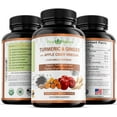 Organic Superfood Capsules Turmeric, Ginger, Apple Cider Vinegar with