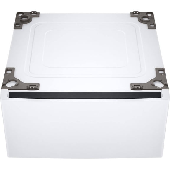 LG WDP6W 27 inch White Laundry Pedestal with Storage Drawer