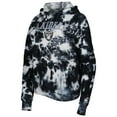 thumbnail image 2 of Women's New Era Black Las Vegas Raiders Cloud Dye Fleece Pullover Hoodie, 2 of 3