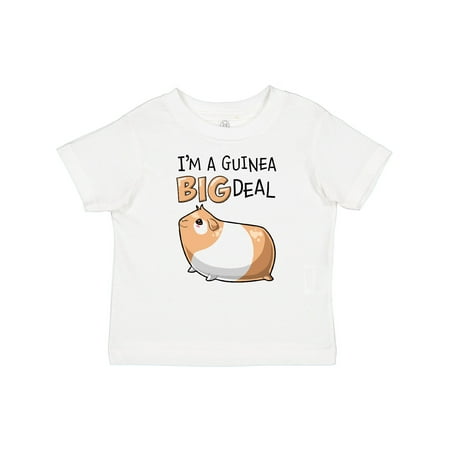 Inktastic I'm a Guinea Big Deal with Cute Guinea Pig Boys or Girls Baby T-Shirt