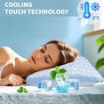 thumbnail image 2 of Almohada QUTOOL, gel refrescante, espuma viscoelástica triturada, ajustable, 2 of 8